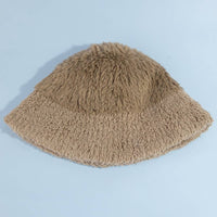 Mixed Faux Fur Loose Bucket Hat