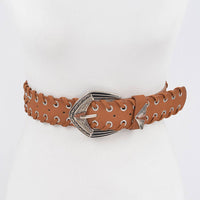 Multi Metal Eyelet Belt