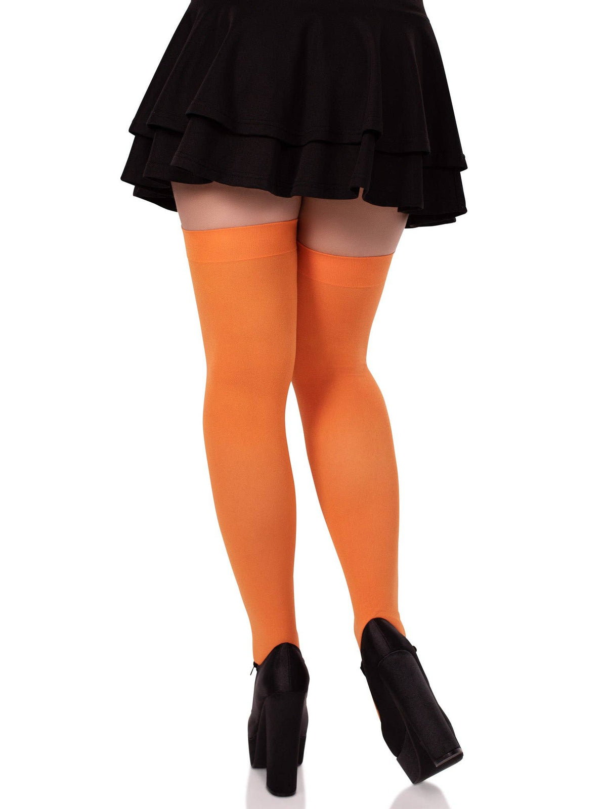 Luna Thigh High Stockings: White / One Size
