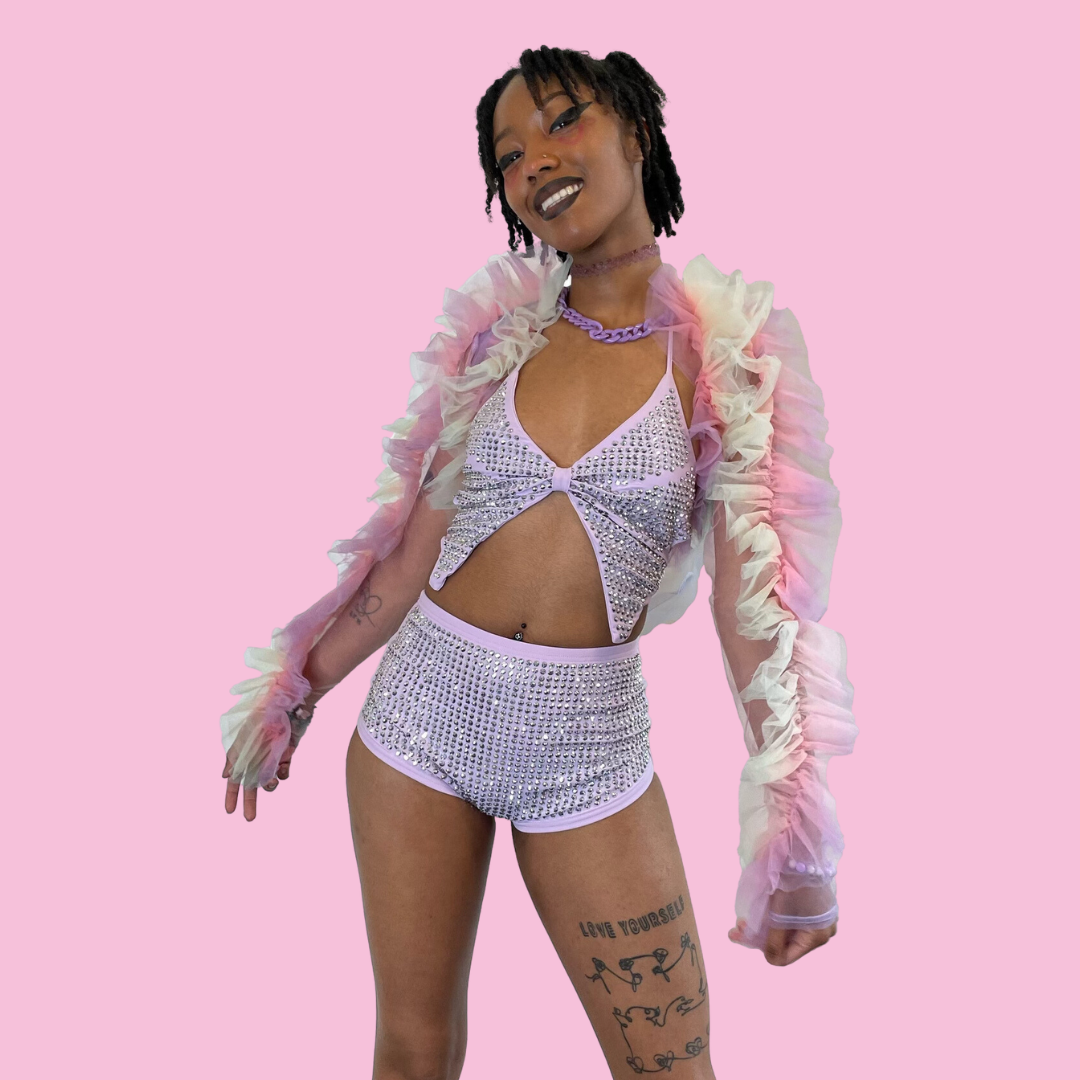Disco Butterfly Top