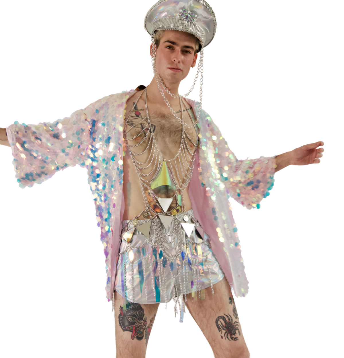 Sequins Kimono ONE SIZE