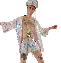 Sequins Kimono ONE SIZE