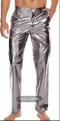 Metallic Mens Pants