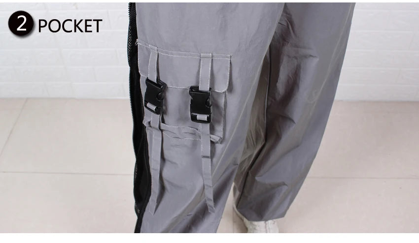 Zip Reflective Men Pant