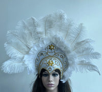 Giant Feather Headpiece