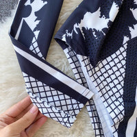 Black White Bodysuit ONE SIZE