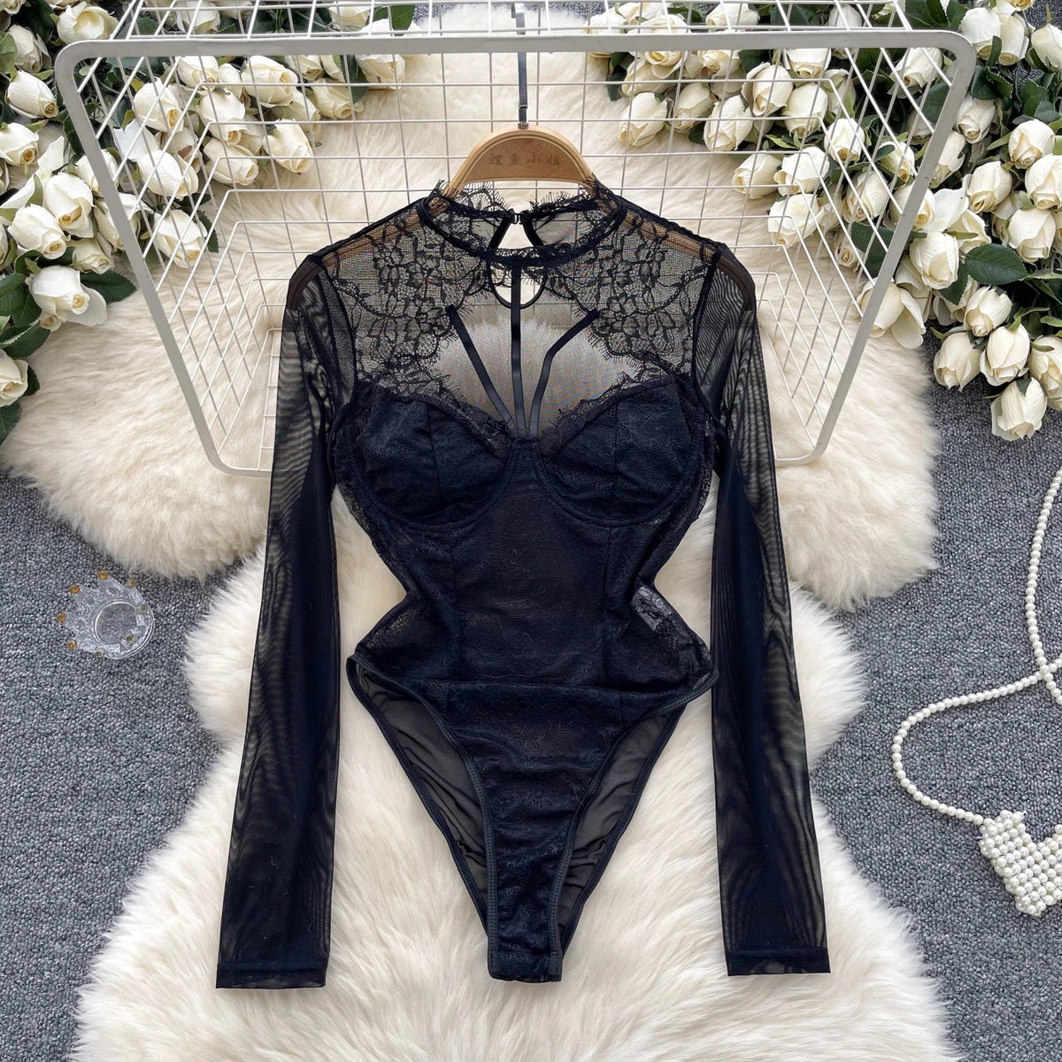 High Neck Bodysuit