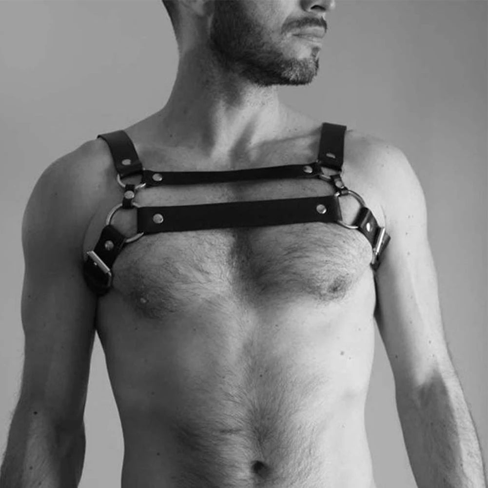 Mens Double Straps Harness