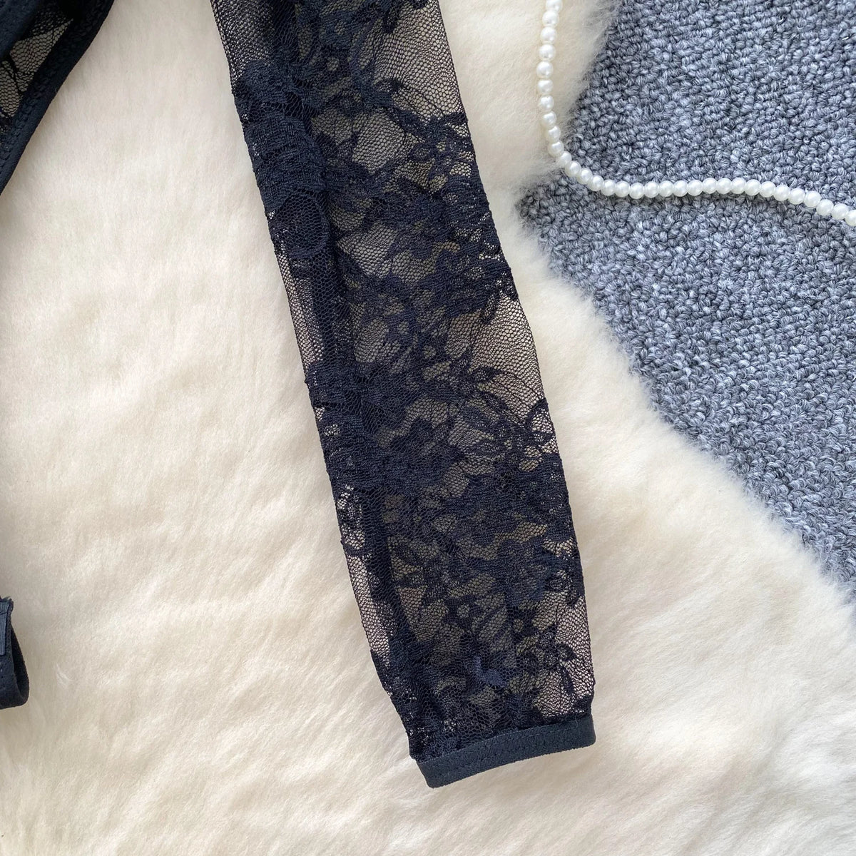 Black Lace Bodysuit