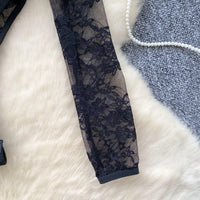 Black Lace Bodysuit
