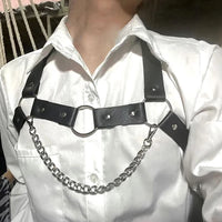 Mens Center Chain Harness