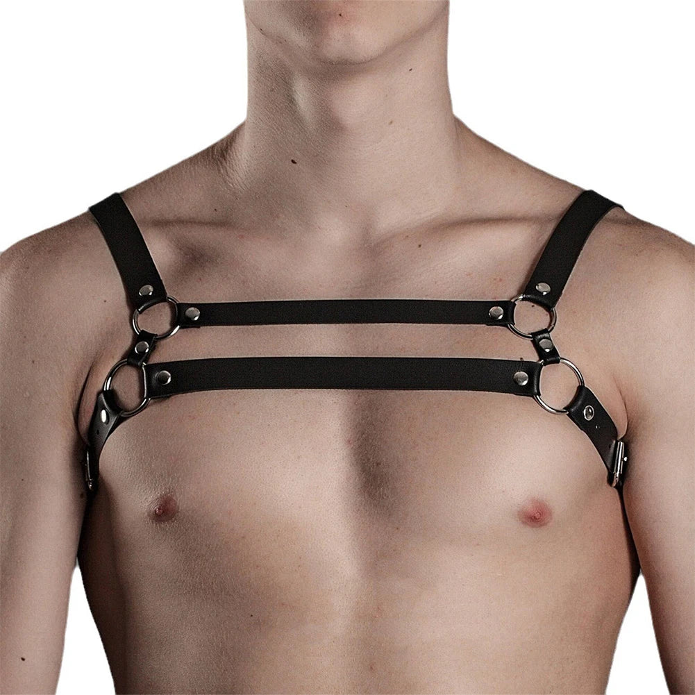 Mens Double Straps Harness