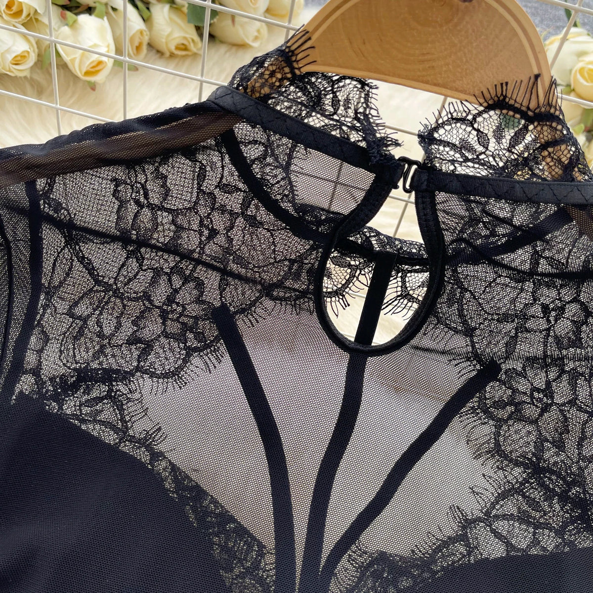 High Neck Bodysuit