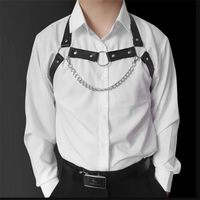 Mens Center Chain Harness