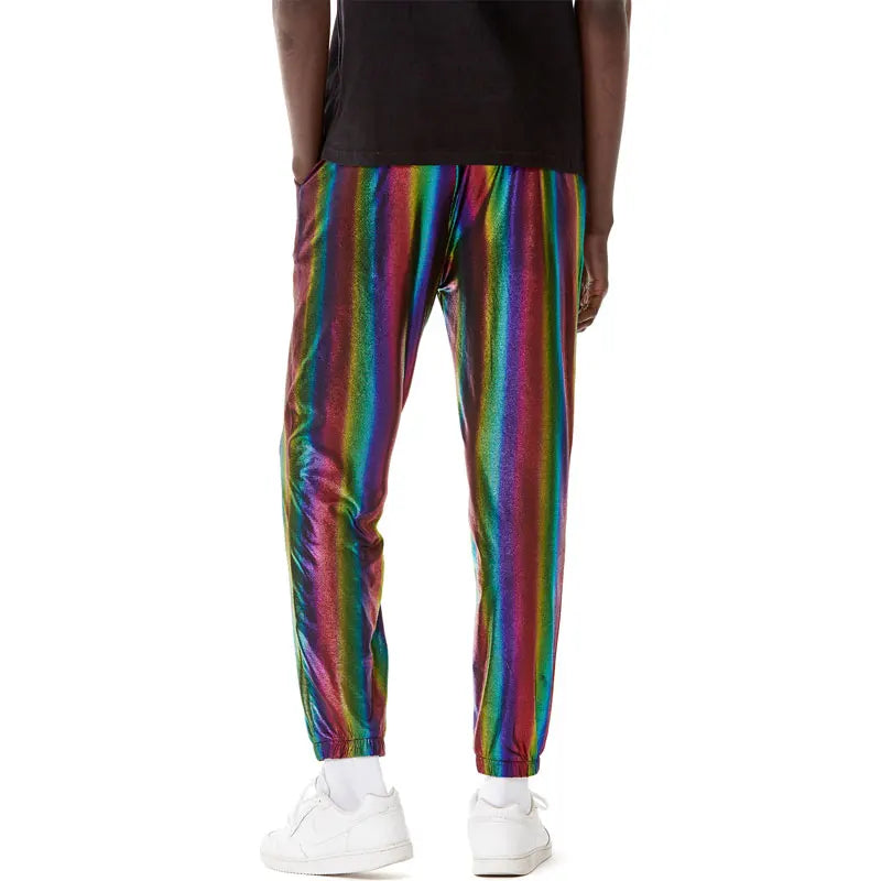 Men Metallic Jogger Pant