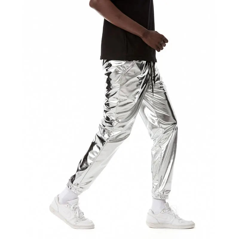 Men Metallic Jogger Pant