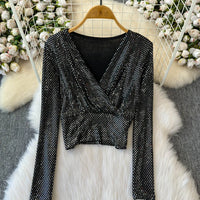 ONE SIZE Glitter Dot Top