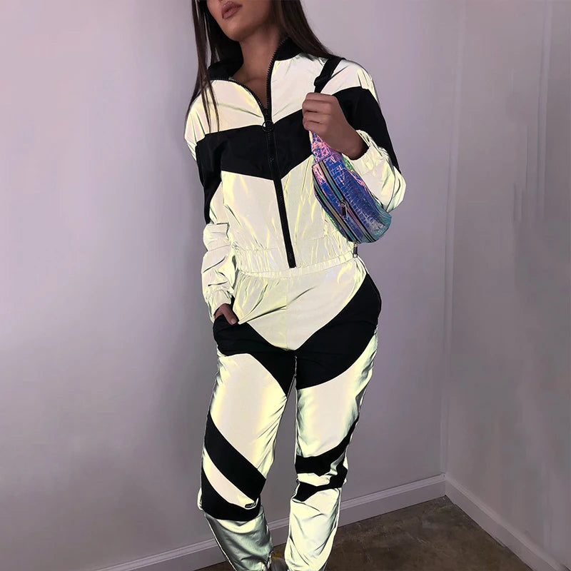 Reflective Tracksuit Jacket