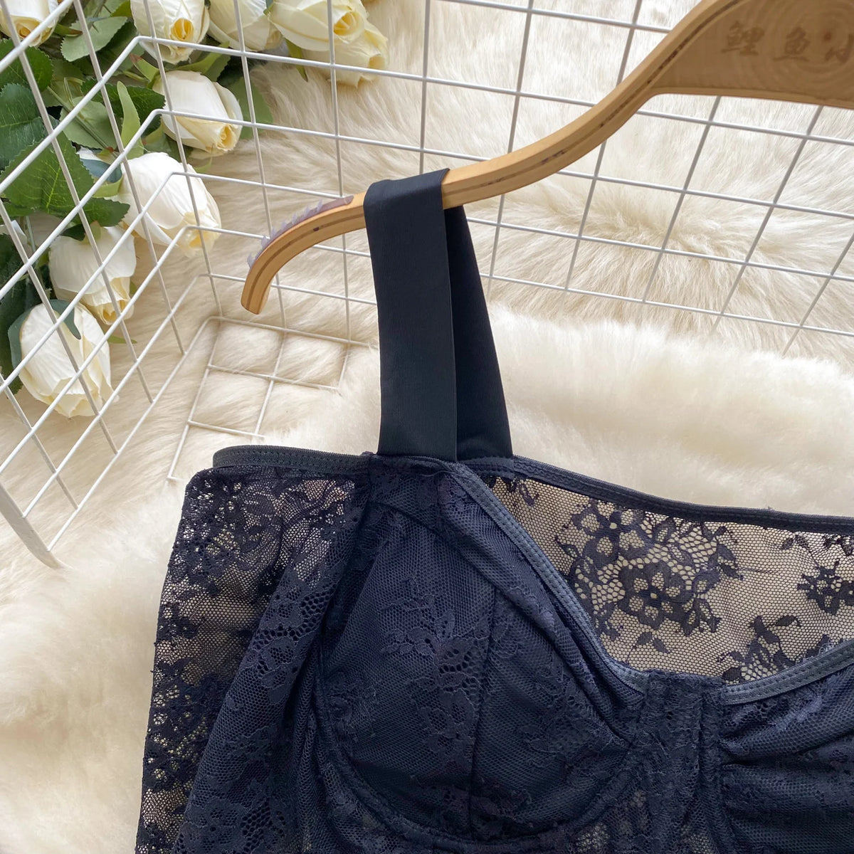 Off Shoulder Lace Bustier Top