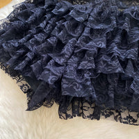 Black Ruffle Romper