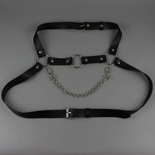 Mens Center Chain Harness