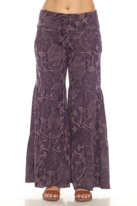 Mushroom Tiered Jersey Pants