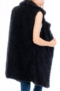 Shaggy Faux Fur Vest