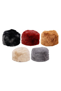 Soft Shaggy Faux Fur Papakha Cossack Hat