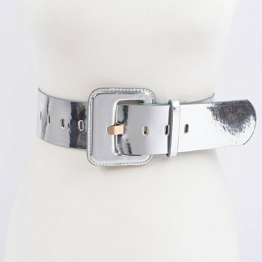 Wide Mirror PU Belt