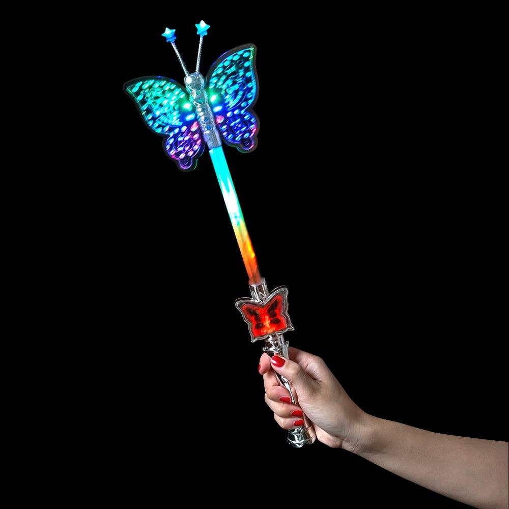 16" LIGHT-UP BUTTERFLY BATON