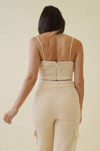 Boucle cami crop top
