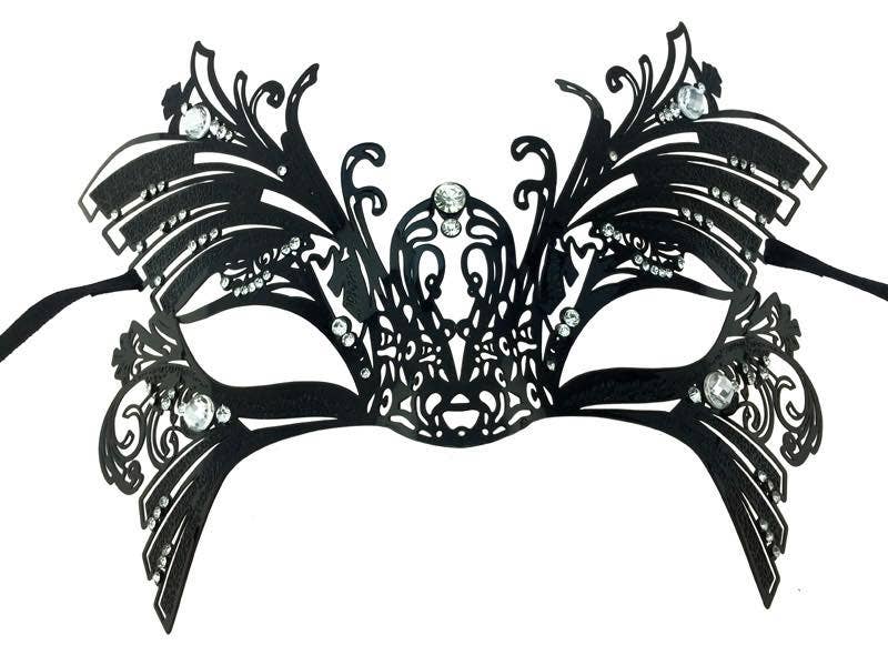 Black Lser Cut Mask