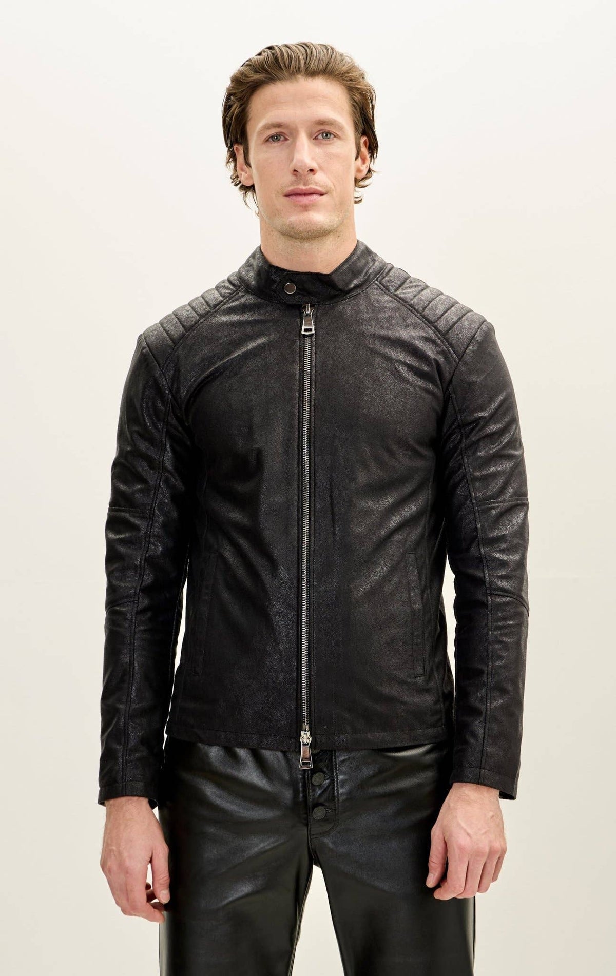 Men's Rider Motto Jacket - Black
