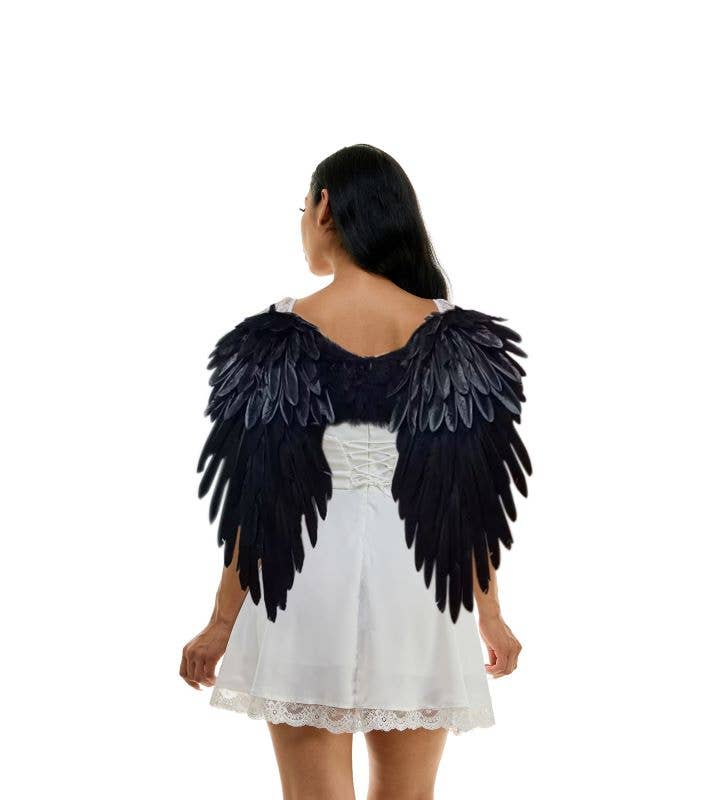 Black Feather Fallen Angel Wings