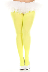 Plus Size Opaque Tights