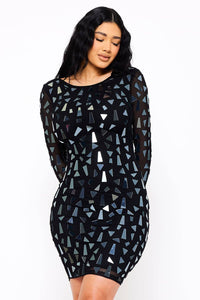 MIRROR PIECES DRESS