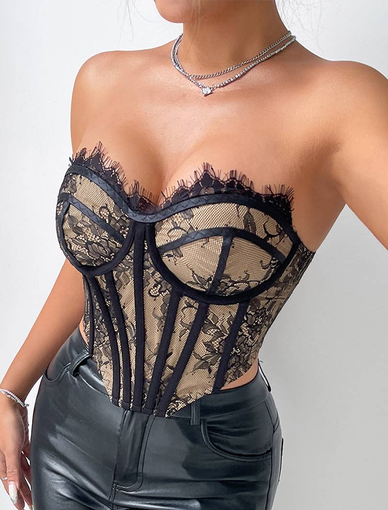 Overlay Corset Floral