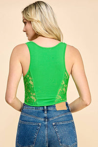 LACE-UP TANK TOP