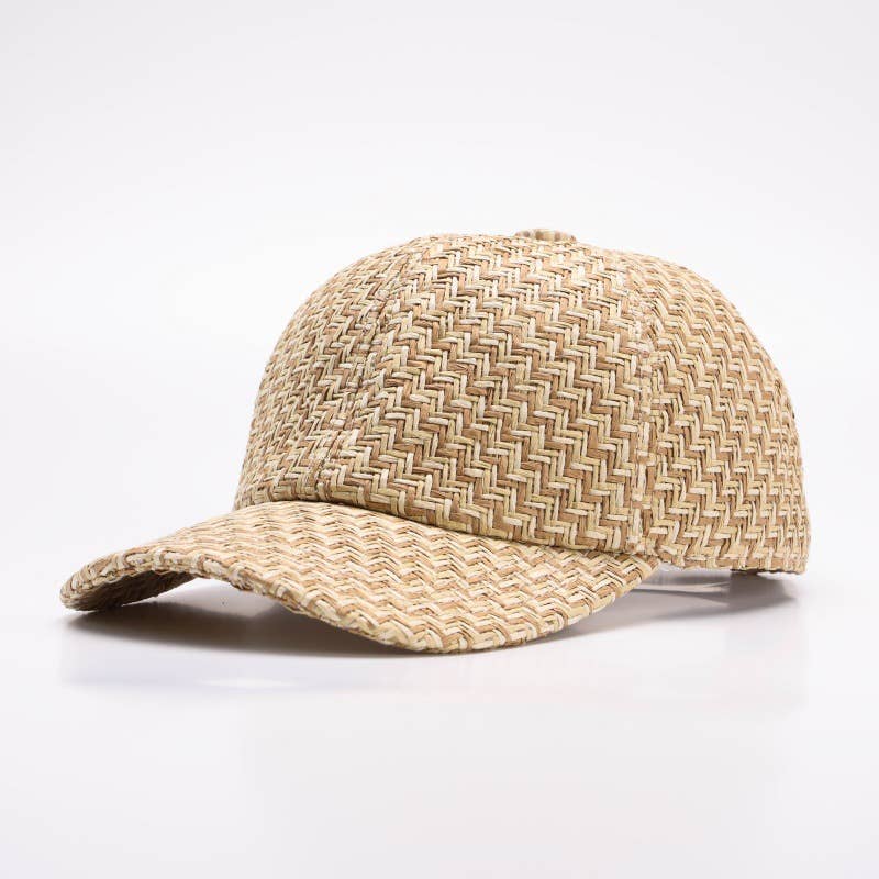 Straw Baseball Cap