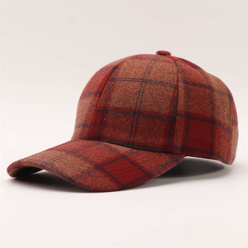 Plaid Baseball Cap