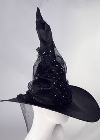 Halloween mesh witch hat