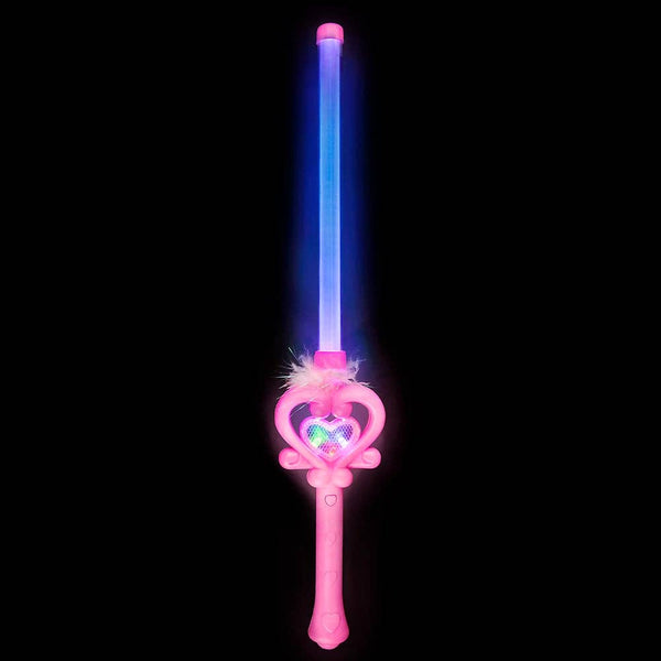 13" LIGHT-UP FEATHER WAND