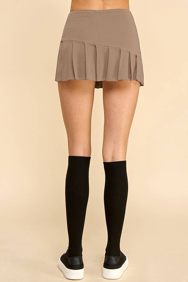 PLEATED SKORT