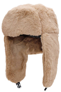 Fluffy Faux Fur Bomber Trapper Hat