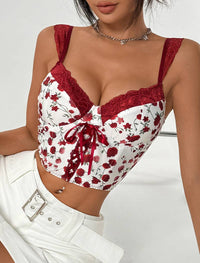 Floral Bustier Top