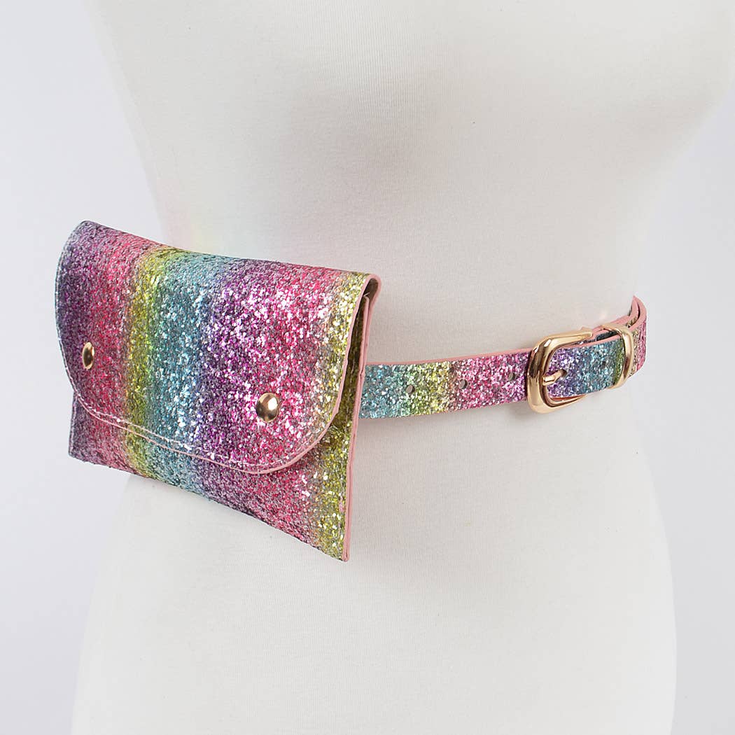 Colorful Glitter Fanny Pack