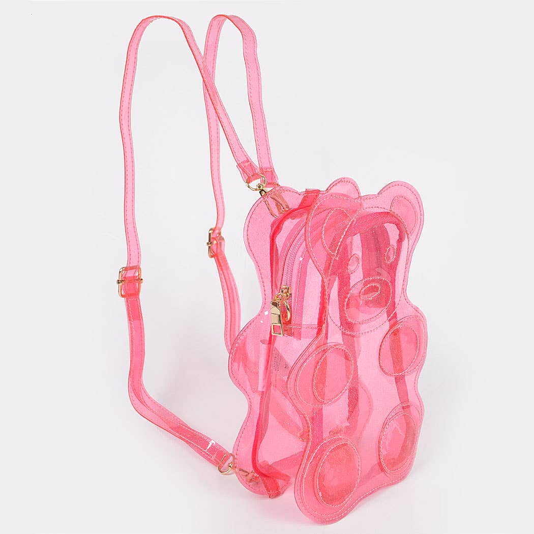 Transparent Teddy Bear Backpac