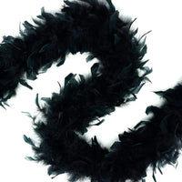 Chandelle Feather Boa - Lightweight - Black