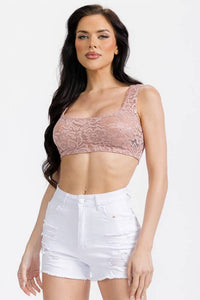 Lace Cropped Top