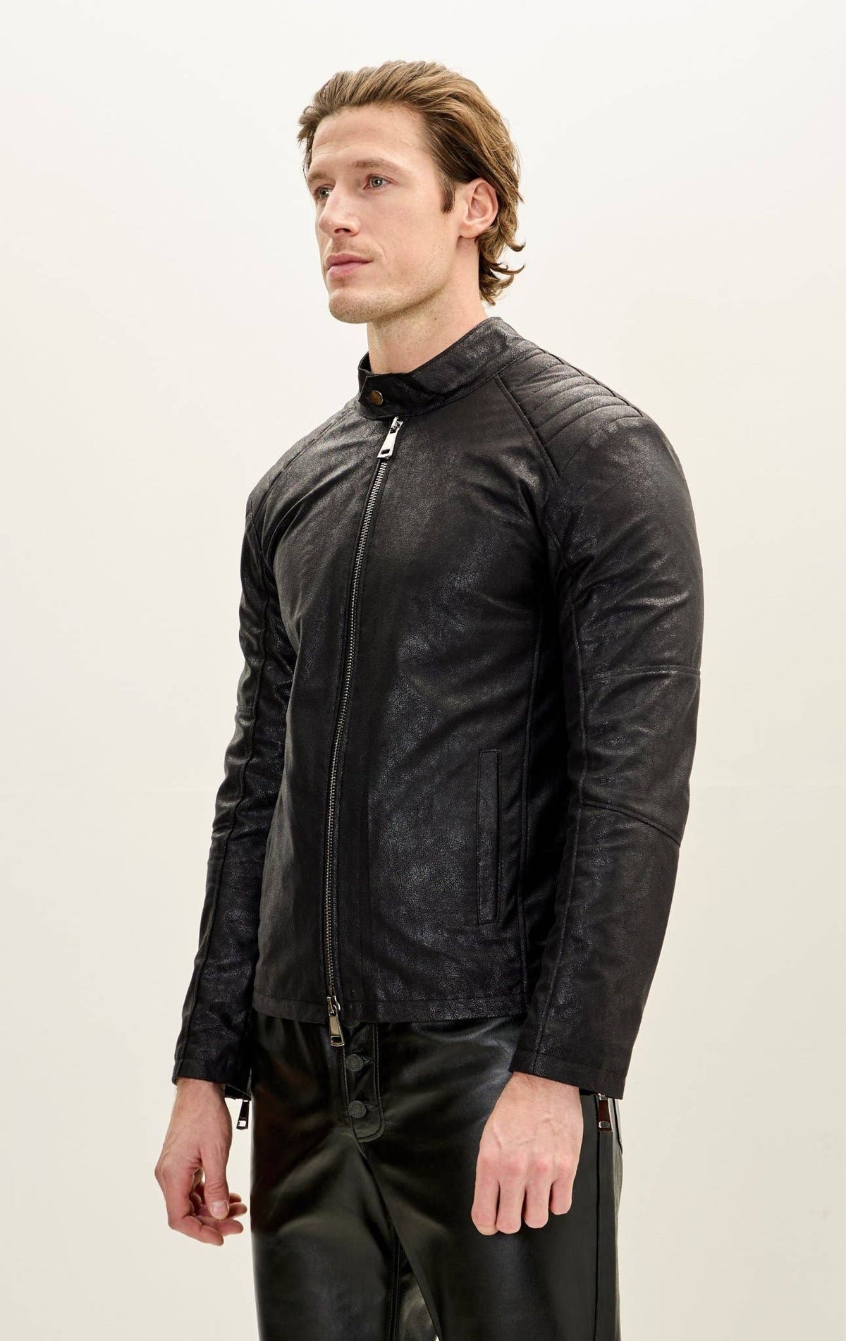 Men's Rider Motto Jacket - Black